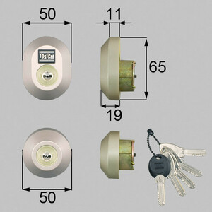 LIXIL*to stem boi-zII bird a pills set (MIWA DN cylinder ) ellipse entranceway door parts [DRZZ3004] kenz