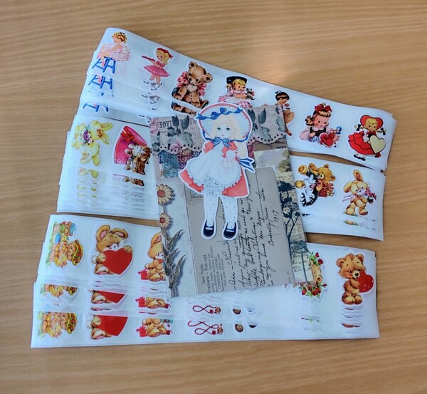 レトロアニマルおすそ分けシール袋A
