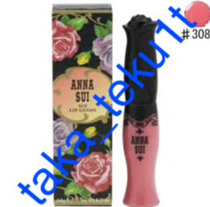 Новая Anasui Anna Sui Swip Gloss 308 Baby Pink Rose Неокрытая помада помады продала редкая чайная роза Katsuma Gloss Chip