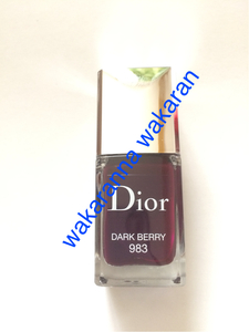  новый товар Christian * Dior Shinjuku Исэ город . ограничение veruni983 темный Berry Dior маникюрный лак manyukyua прозрачный бордо красный нераспечатанный 