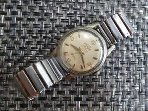 vVENICAR DE LUXE INCABLOC 21Jenika Deluxe old . hand winding wristwatch 70-21 Junk 