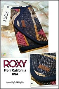 [ROXY] новейший бумажник длинный кошелек * трудно найти!USA прямой импорт подлинный товар ROXY! включая доставку специальная цена SALE! остаток один пункт ограничение!