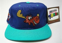 ロッキー & ブルウィンクル アメコミ 90s VINTAGE デッドストック ヴィンテージ スナップバック キャップ SNAPBACK CAP_画像4