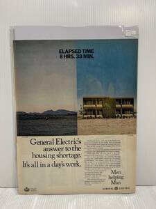 1972年9月22日号LIFE誌広告切り抜き【GENERAL ELECTRIC ジェネラルエレクトリック】アメリカ買い付け品70sビンテージ