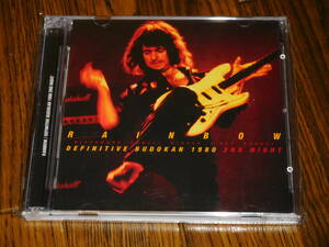 未開封新品 RAINBOW / DEFINITIVE BUDOKAN 1980 2ND NIGHT Darker Than Blue Ritchie Blackmore Cozy Powell Graham Bonnet 