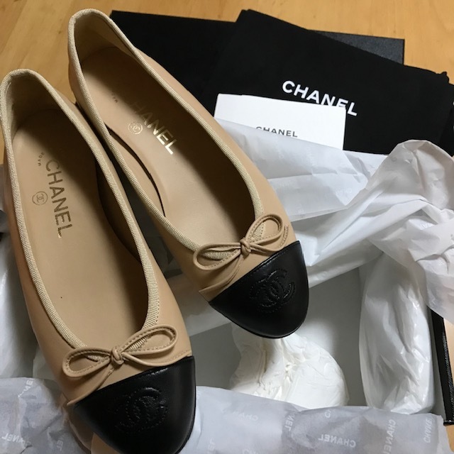 ひなちゃん様専用⭐CHANELシャネル バレエシューズ36C ファブリック