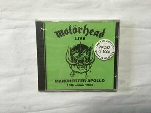 MOTORHEAD LIVE AT MANCHESTER APOLLO 10th June 1983 UK盤　LIMITED EDITION 新品