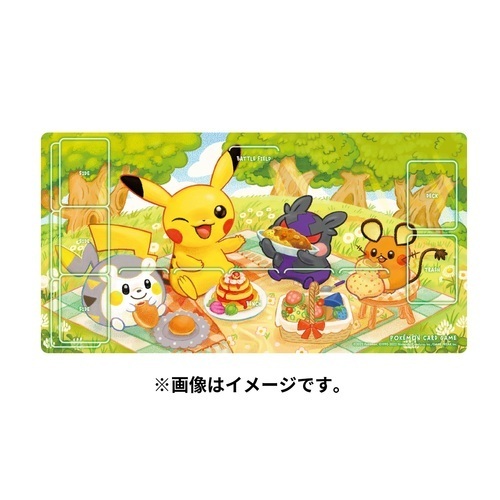 未開封新品 ポケモンカードゲーム ラバープレイマット ピカチュウ＆モルペコ