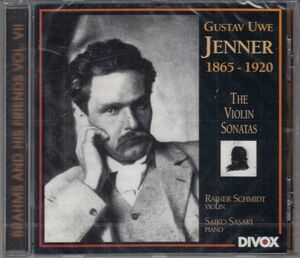 [CD/Divox]G.U.イェナー(1865-1920):ヴァイオリン・ソナタ集(第1-3番)/R.シュミット(vn)&佐々木彩子(p)