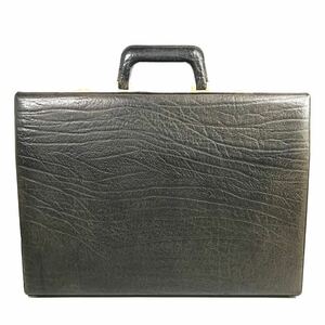 [Ricardo] genuine article Buffalo attache case dial lock trunk case business bag water cow Buffalo leather for man men's 