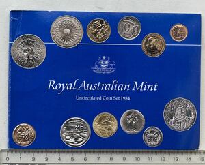オーストラリア ミントセット 1984年版 未使用 未開封 エリザベス 2世 Royal Australian Mint set 1984 Queen Elizabeth Ⅱ