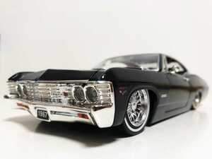 Jada JadaToys /'67 Chevy Chevrolet Impala Impala Lowrider Lowrider Hotrod hot rod Sleds red 1/24 out of print 