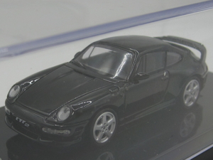 【気軽に楽しむ大人のインテリア】PARAGON PORSCHE Ruf CTR2 左ハンドル/黒-1/64-夢 ノスタルジー 蘇る☆未使用、未展示品☆即決有★彡