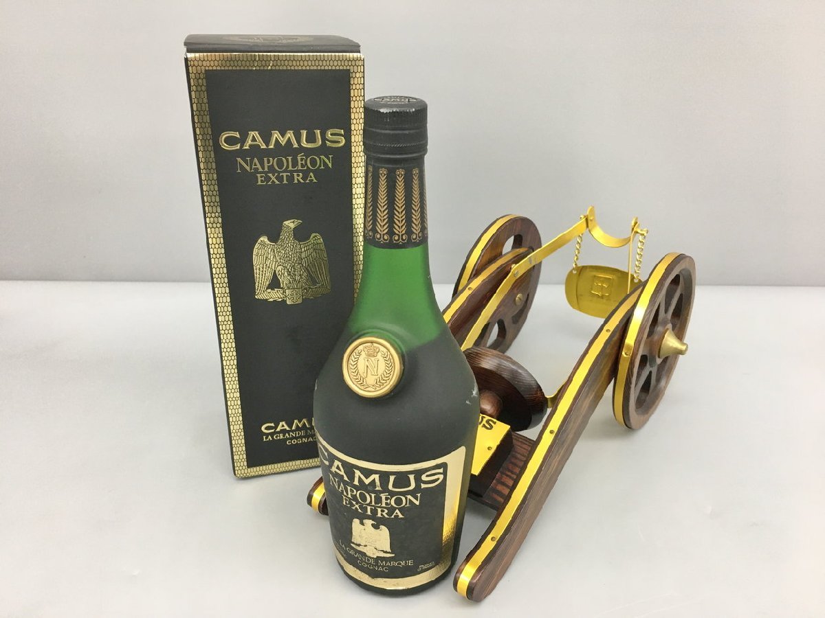 カミュ ナポレオン エクストラ ブランデー フランス 砲台 スタンド付き 700ml 40度 未開栓 2210LR170