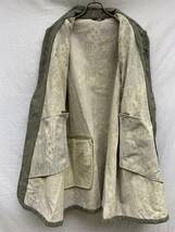 Czechoslovakia Army 60s Vintage チェコスロバキア軍コート Coat 2C ビンテージ ミリタリー 1963 ニードルカモ M60 レインドロップカモ_画像8