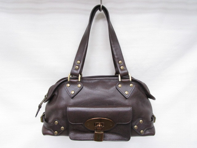 ヤフオク! -「マルベリー mulberry ショルダーバッグ」(皮革製 ...