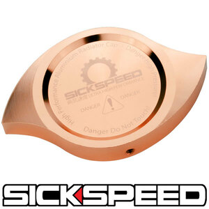 SICKSPEED ラジエーターキャップ カバー ローズゴールド USDM JDM ピンクゴールド シックスピード 汎用 エンジンルーム ドレスアップ