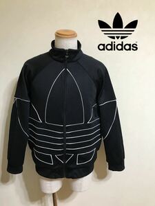[ beautiful goods ] adidas originals Adidas Originals to ref . il big Logo jersey truck top size L long sleeve black 175/96A GE0810