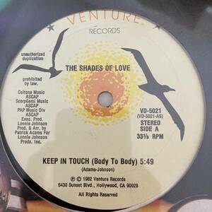 The Shades Of Love - Keep In Touch (Body To Body) 12 INCH