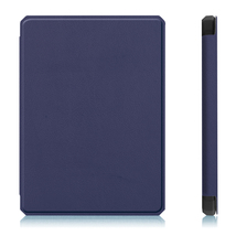 Amazon 第11世代 Kindle Paperwhite (2021) 専用 ケース カバー 薄型 軽量型 高品質PUレザーケース ネイビーブルー_画像3