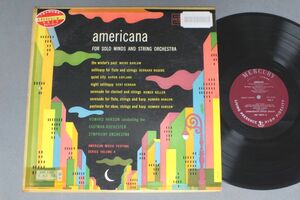 ●米LP HANSON/AMERICANA FOR SORO WINDS & STRING ORCH.●