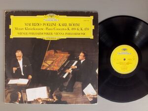 ●独LP POLLINI-BOHM/MOZART-PIANO CONC. K488 & K459 帯付●