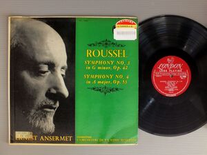 ●英LP ANSERMET/ROUSSEL-SYM. NO3 & 4●