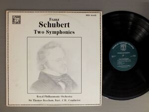 ●米LP BEECHAM/SCHUBERT-SYNPHONIES NOS3&5●