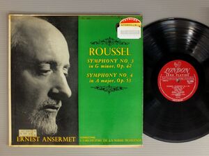 ●英LP ANSERMET/ROUSSEL-SYM. NO3 OPUS 42&NO4 OPUS 53●