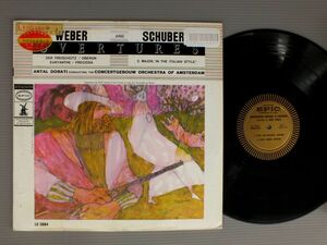 ●米LP DORATI/WEBER&SCHUBERT OVERTURES●