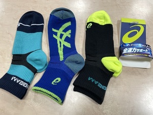  Junior Asics socks 3 pair LA 23~25cm [ all speed power support ]