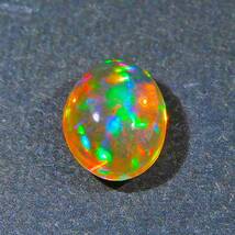 遊色抜群！！◆天然ファイヤーオパール 1.13ct◆ Fire Opal 遊色 裸石 ジュエリー　_画像2