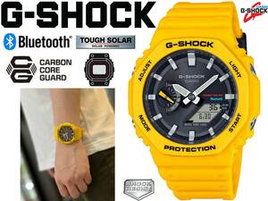 Новый неиспользованный отечественный оригинальный Casio CASIO G-SHOCK GA-B2100C-9AJF Bluetooth Оснащенный Solar Digiana Carbon Core Guard Octagon Octagon