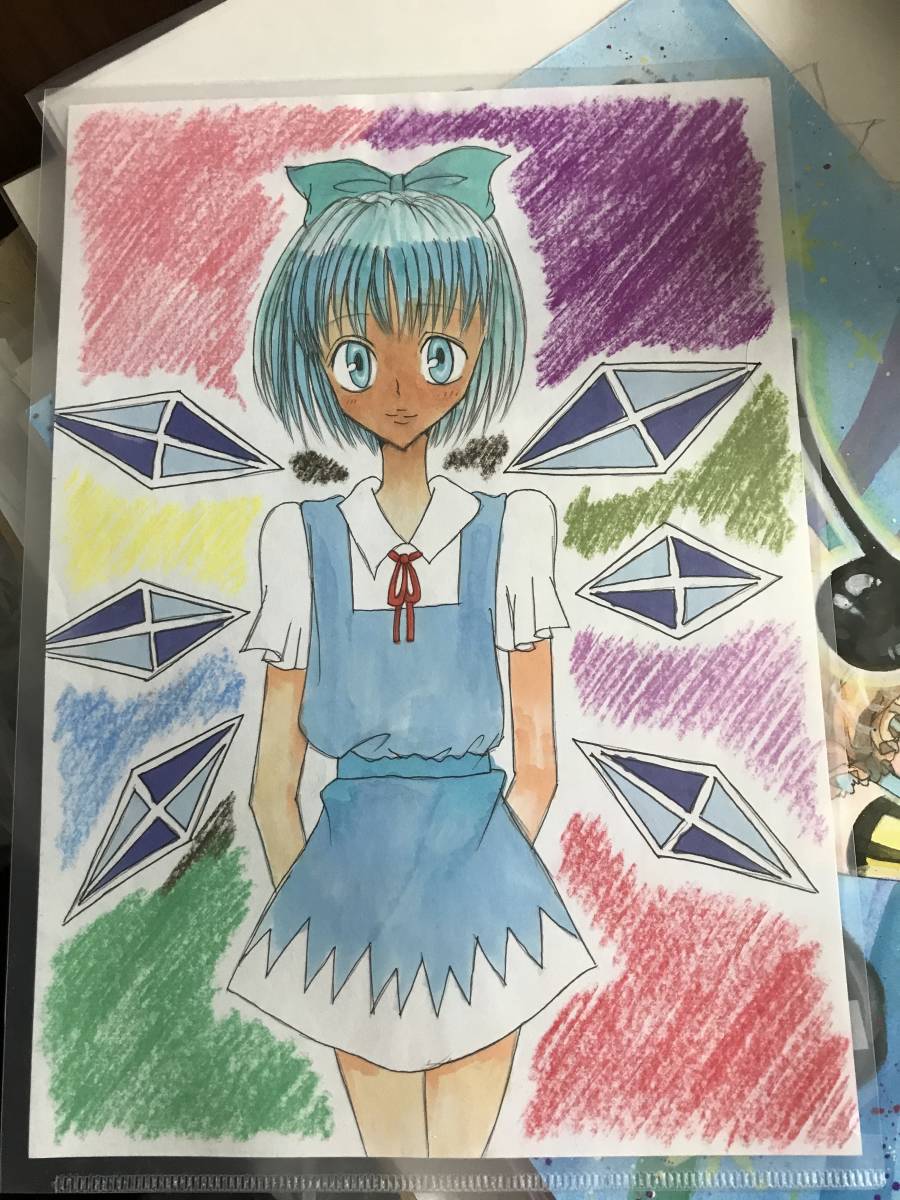 Handschriftliche Illustration von Cirno T, Comics, Anime-Waren, handgezeichnete Illustration