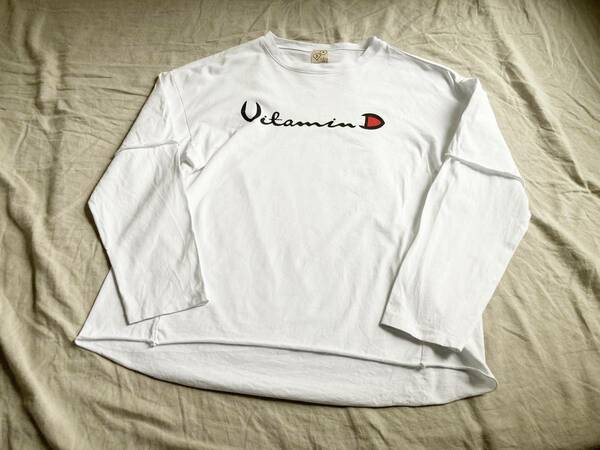 Drifter ドリフター × ALCHEMIST アルケミスト FILIUS LONGSLEEVE TEE VitaminD ビタミンＤ レイヤード オーバー カットソー 白 S◇10