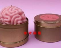  中古　you,me＆bones brain candll　脳みそ　キャンドル　缶入り　ハロウィン　ゴシック　難あり_画像10