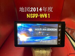 即決★トヨタ純正7型　SDナビNSDD-W61 Bluetooth SD TV DISC 地図2014年度 格安