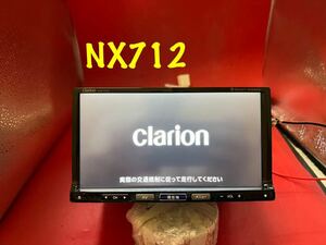 即決★Clarion NX712 ★TV/DVD/パスワード解除出来る方どうぞ