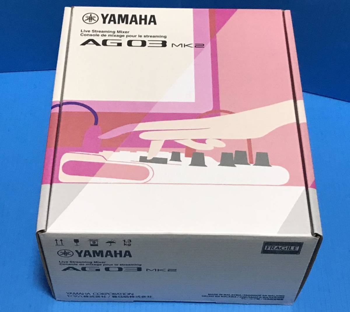 ショッピング安い 新品 YAMAHA AG03MK2W 3チャンネル ライブストリーミングミキサー レコーディング/PA機器