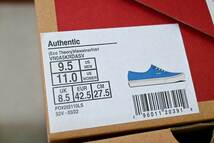 新品未使用 USA企画 VANS バンズ AUTHENTIC オーセンティック 青 スカイブルー US9.5 27.5センチ 送料無料_画像8