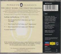 [CD/Penguin]ベートーヴェン:ピアノ・ソナタ第14,21&23番/V.アシュケナージ(p)_画像2