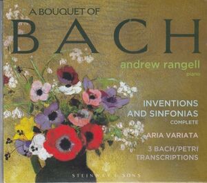 [CD/Steinway & Sons]バッハ:インヴェンションとシンフォニア全曲BWV.772-801他/A.ランジェル(p) 2018.12