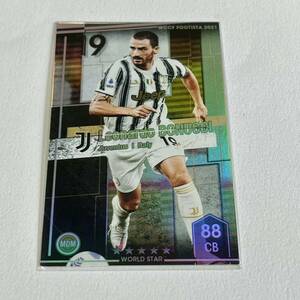 ♪♪WCCF FOOTISTA 2021 レオナルド・ボヌッチ Leonardo Bonucci Juventus RU後♪三点落札で普通郵便送料無料♪