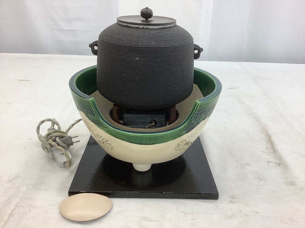ヤフオク! -「茶釜 風炉 電熱器」の落札相場・落札価格
