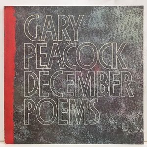 ■即決 FUSION Gary Peacock / December Poems ecm0066 GER ECM 独オリジナル ゲイリー・ピーコック