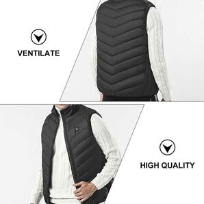 【格安】電熱ベスト 2025年改良版軽量ベスト3段温度調節機能付き ヒーター内蔵ベスト ダウンベスト
