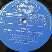 LPレコード　ART BLAKEY'S THE JAZZ MESSENGERS / 'S MAKE IT スメイク・イット　アート・ブレイキー＆ジャズ・メッセンジャーズ　美品_画像10
