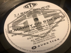 12”★GTS / BLACK & RARE GROOVE / THE GREATEST LOVE OF ALL / I STILL BELIEVE / MARRY ON 5TH AVE (五番街のマリーへ)