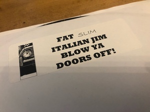 12”★Fat Slim Italian Jim / Blow Ya Doors Off !!! / ファンキー・ブレイクビーツ！