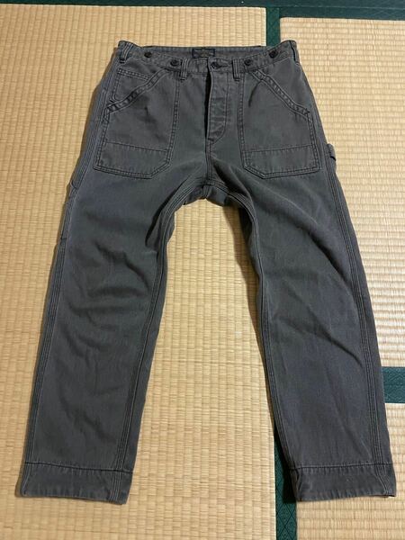 RNA-N R2851 製品染ウール混ワークパンツ PANTS Mサイズ ヴィンテージ アールエヌエーエヌ